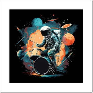 space drummer Posters and Art